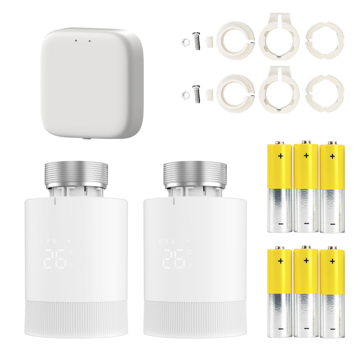 Smart Thermostat WT-1 + Gateway WT-2G – Efficient heating control with Zigbee®
