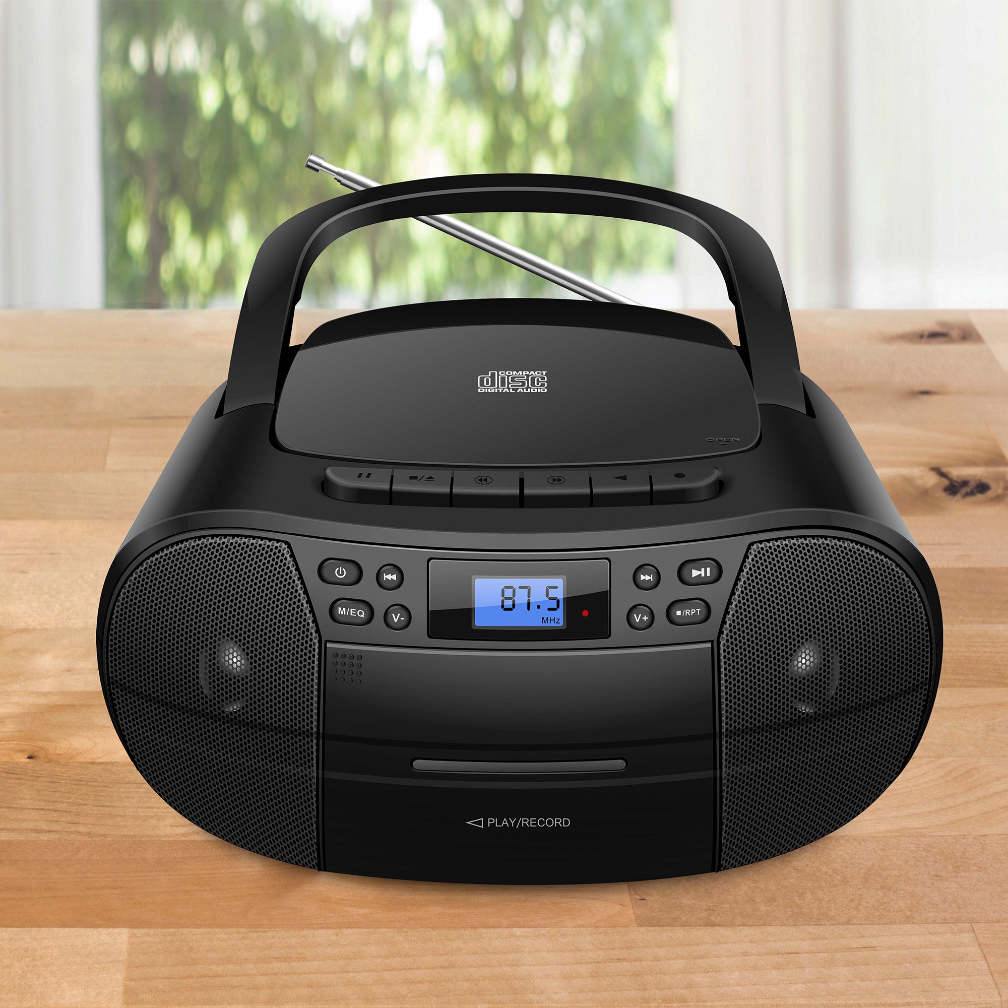 CD Boombox CB-1 – Versatile music system with CD, cassette, USB & radio