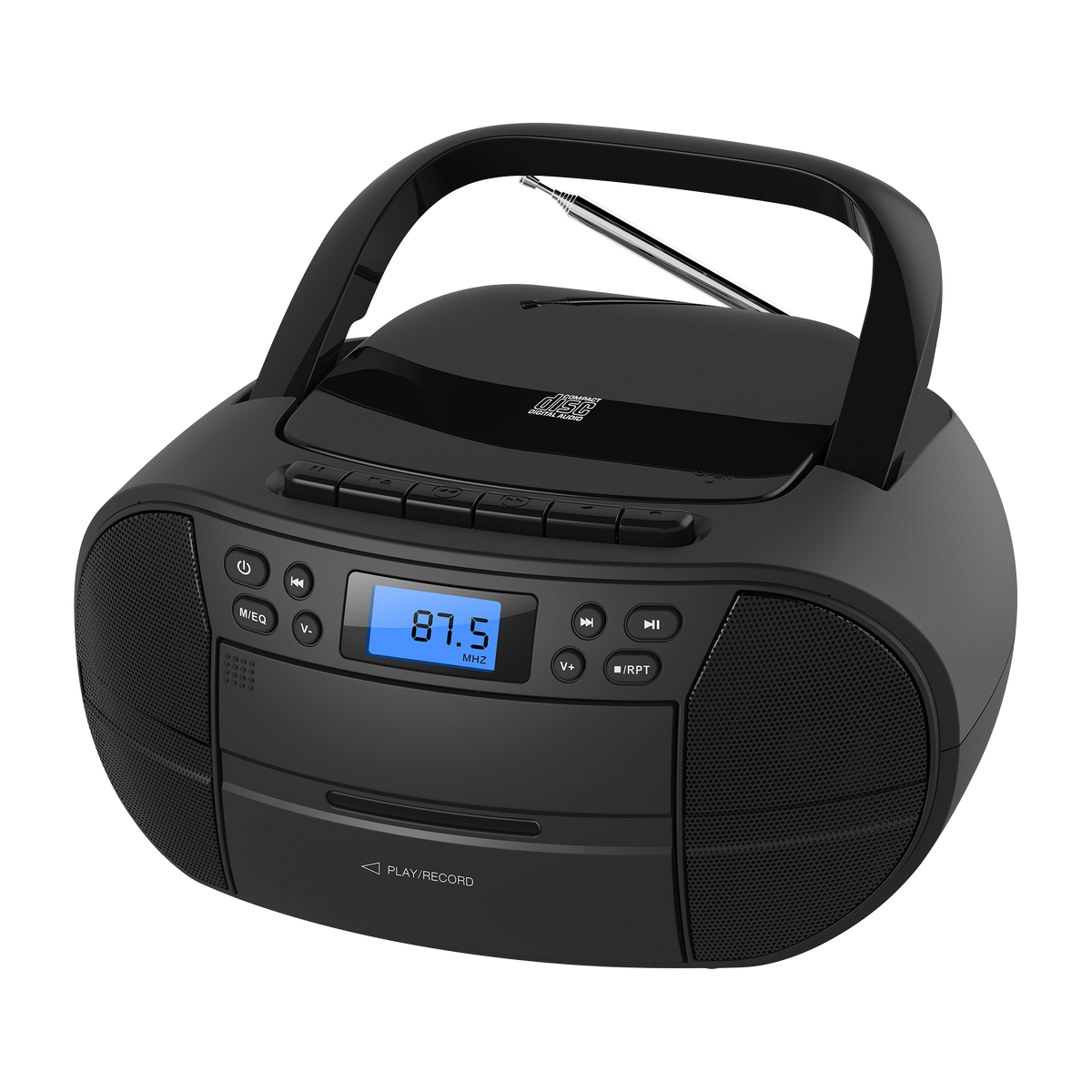 CD Boombox CB-1 – Versatile music system with CD, cassette, USB & radio