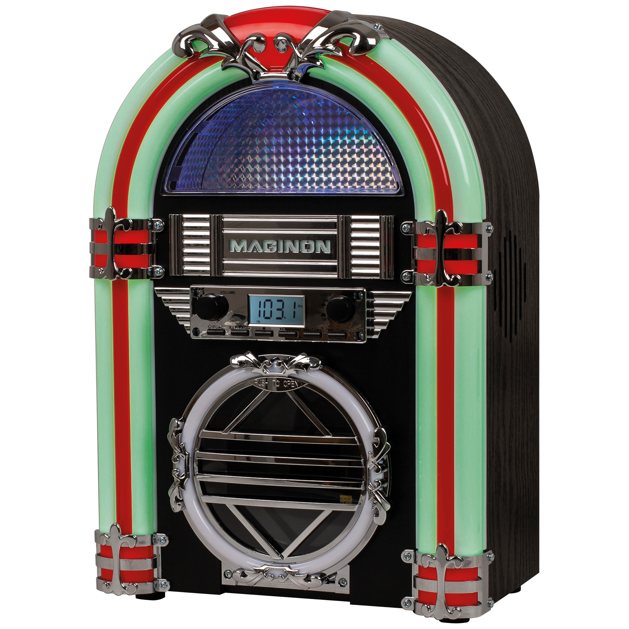 Second-hand goods:Mini-Jukebox CJB-10 CD with Bluetooth