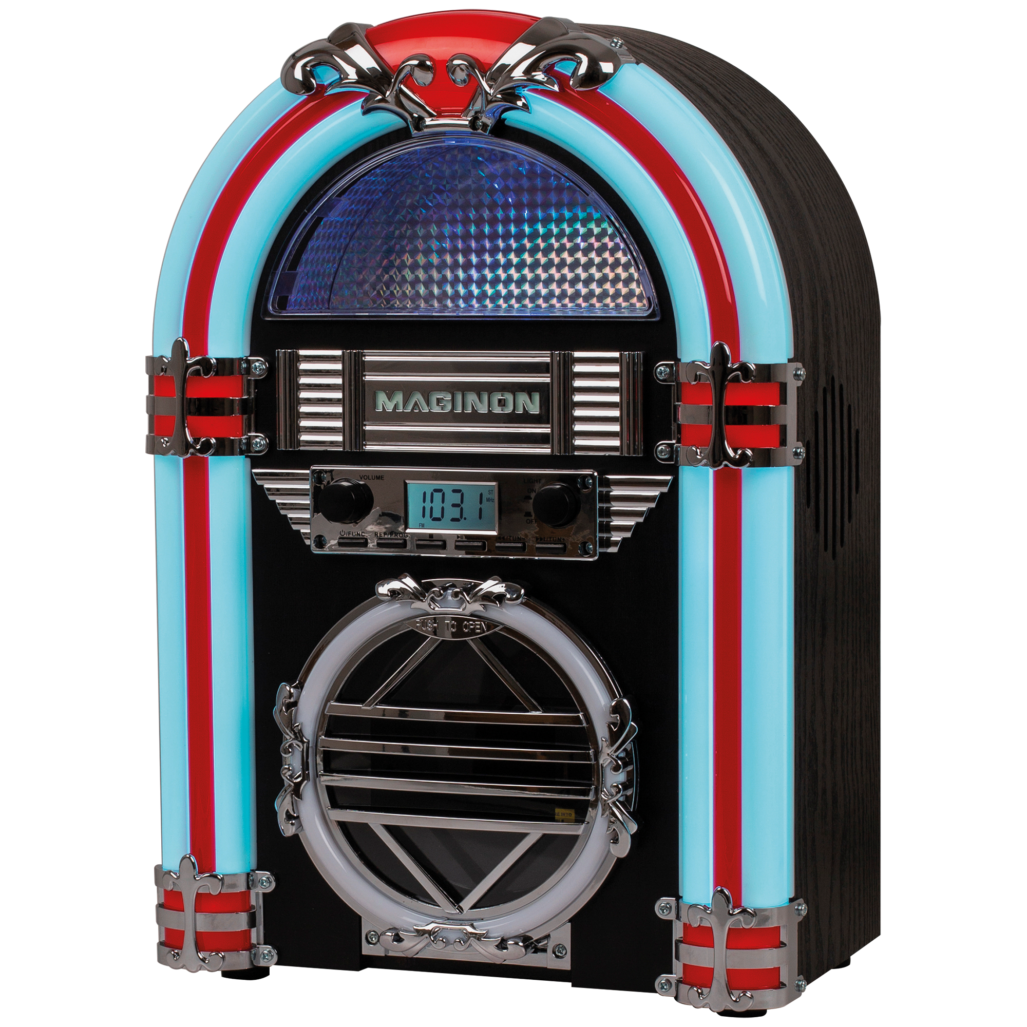 Second-hand goods:Mini-Jukebox CJB-10 CD with Bluetooth