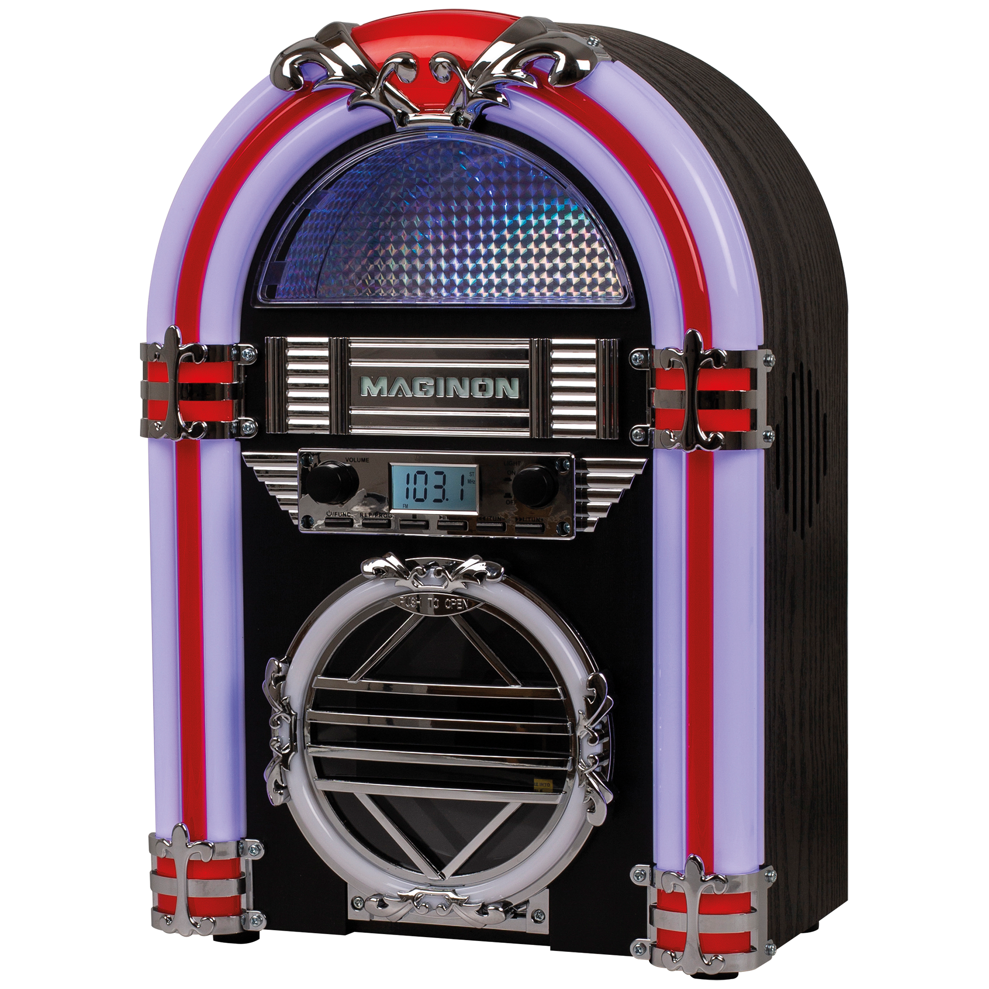 Second-hand goods:Mini-Jukebox CJB-10 CD with Bluetooth