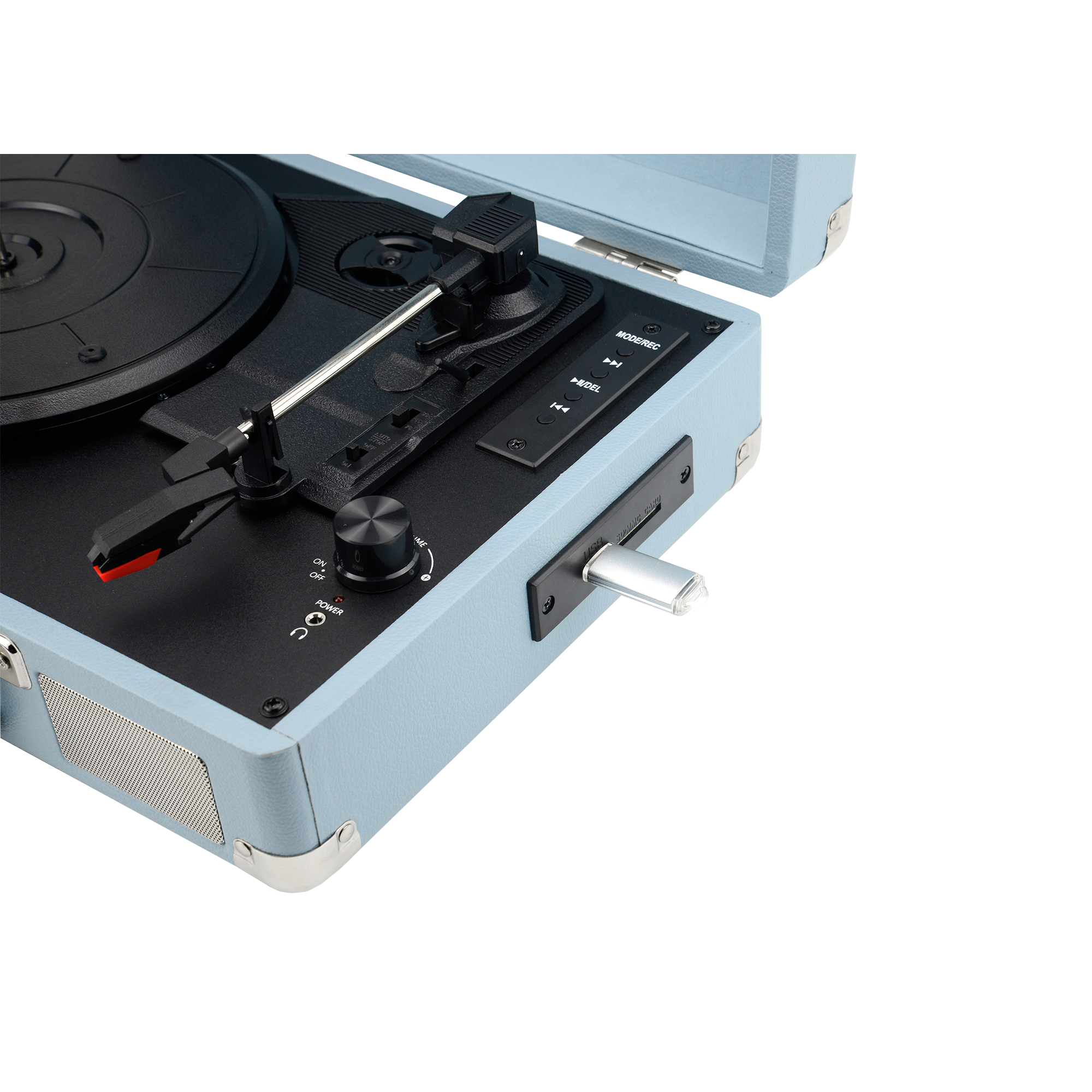 B-stock:RRP-1 retro turntable - blue