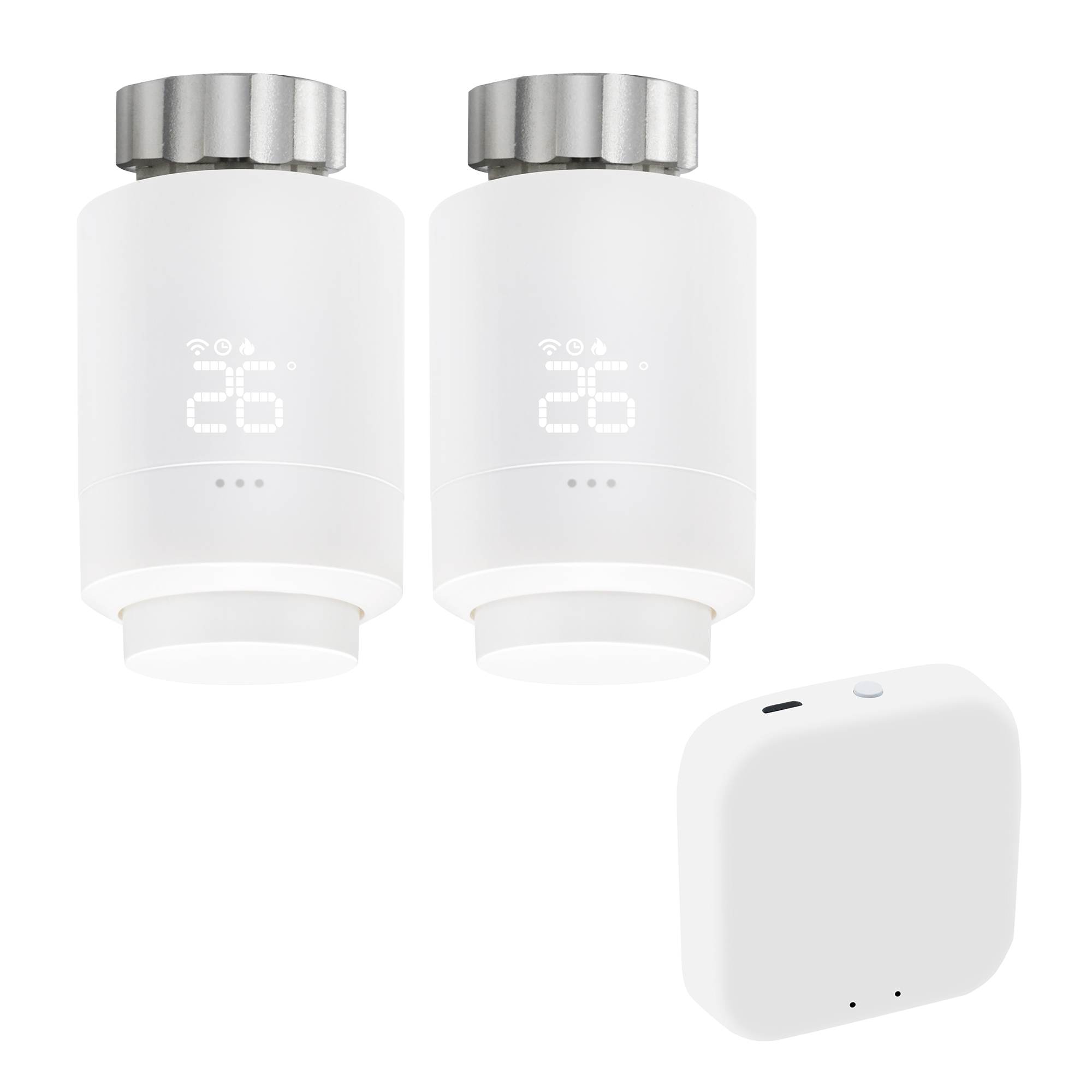 Smart Thermostat WT-1 + Gateway WT-2G – Efficient heating control with Zigbee®