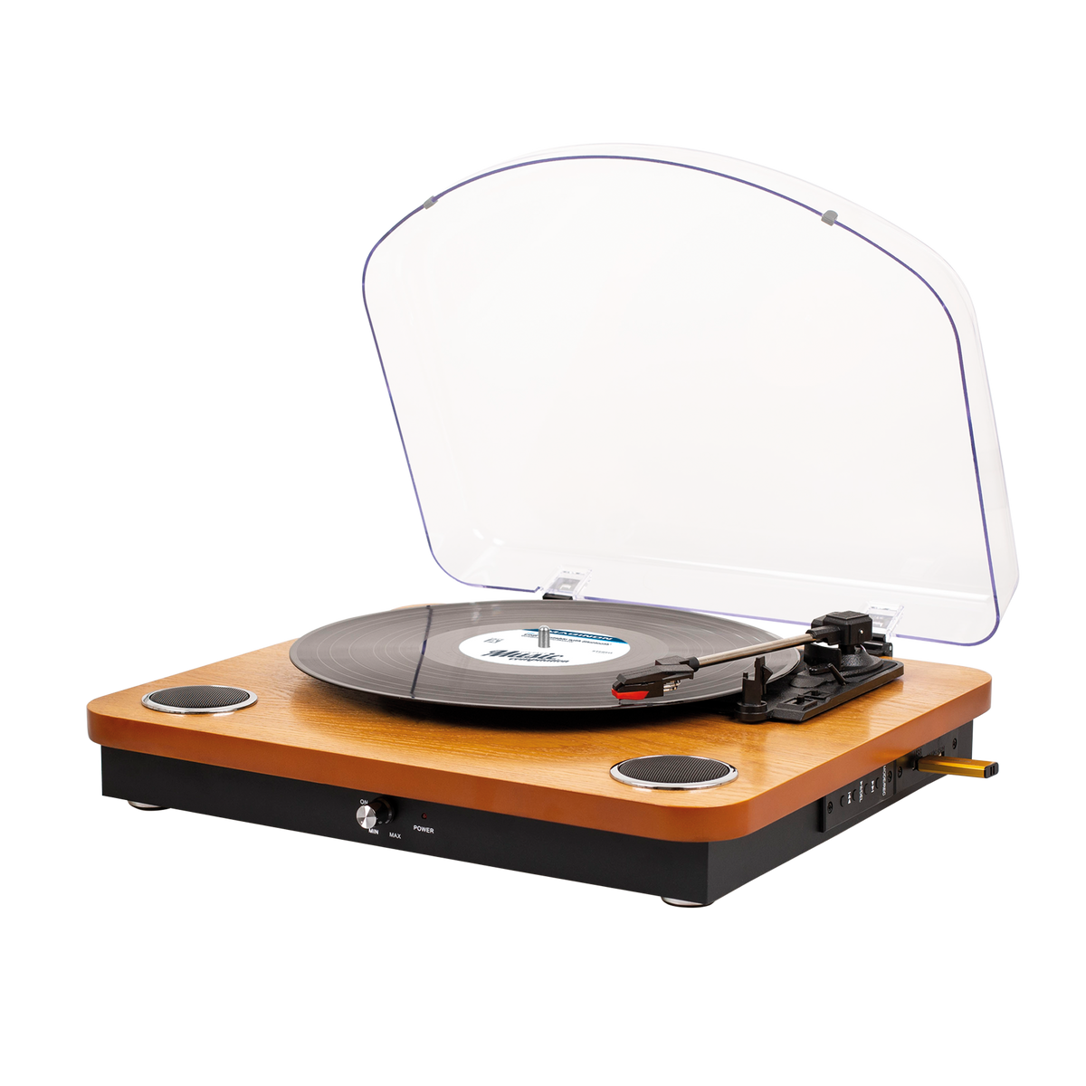 B-goods:record player HS-T08 - Brown