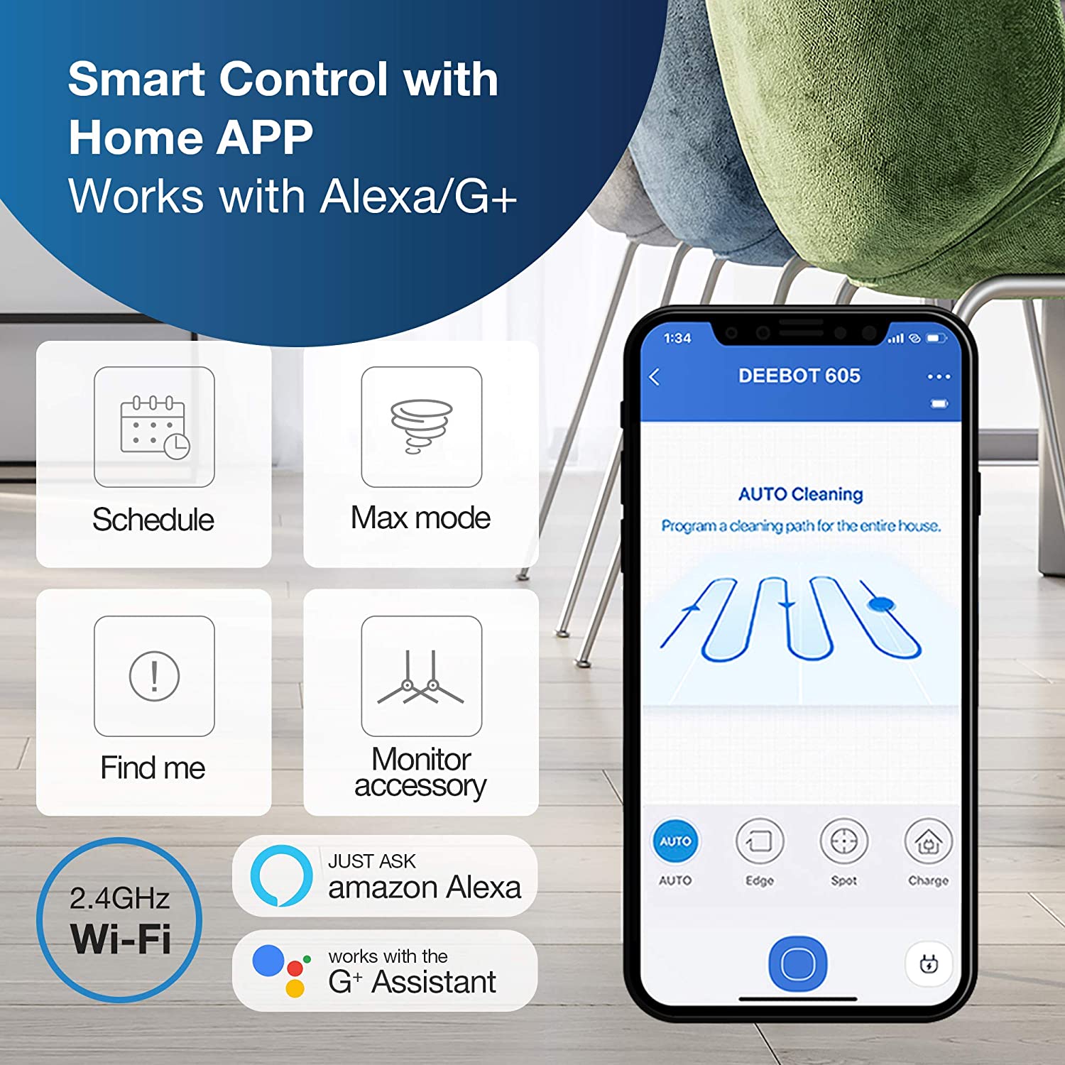 B-stock:Ecovacs Deebot 605