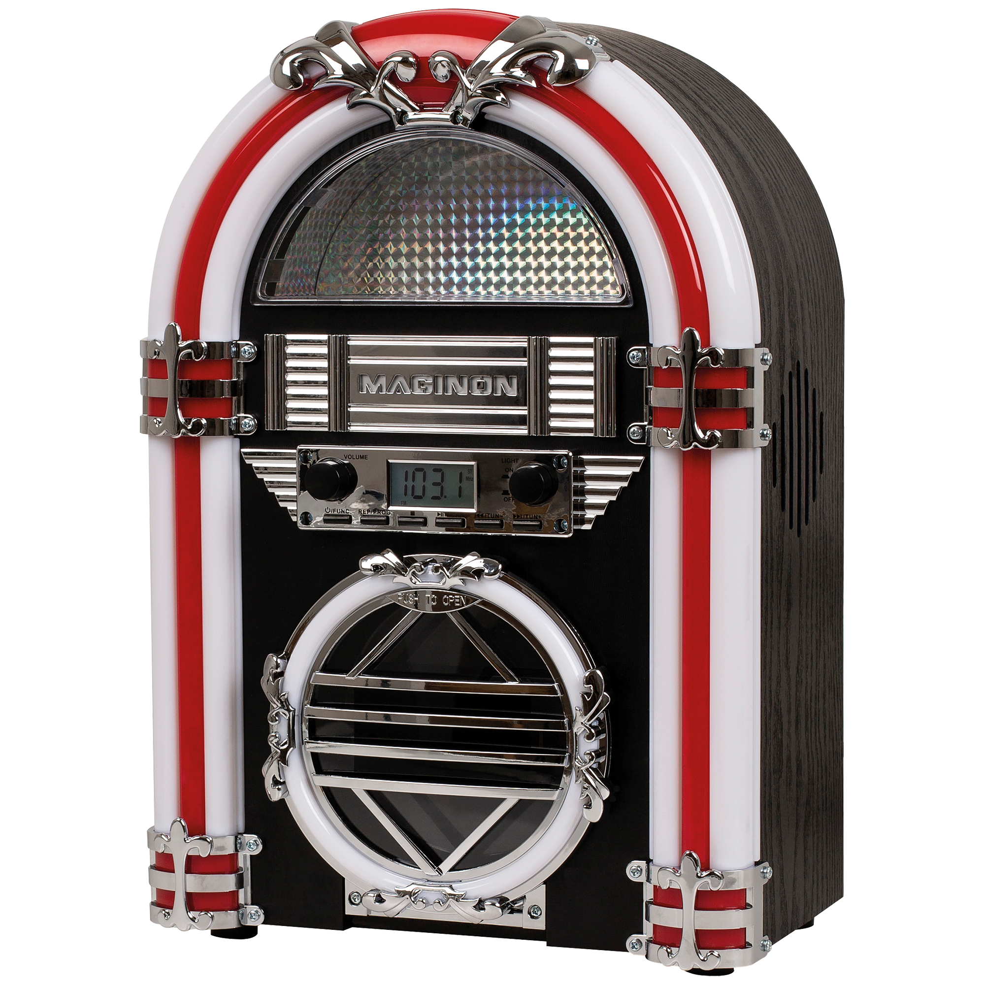 Second-hand goods:Mini-Jukebox CJB-10 CD with Bluetooth