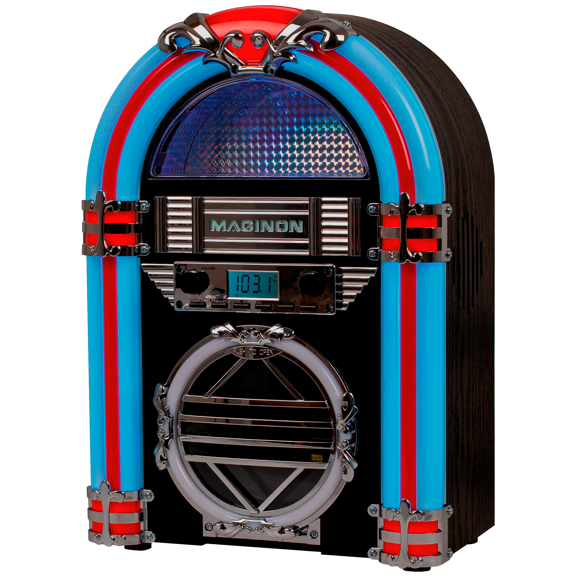 Second-hand goods:Mini-Jukebox CJB-10 CD with Bluetooth
